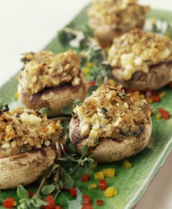 champignons farcis